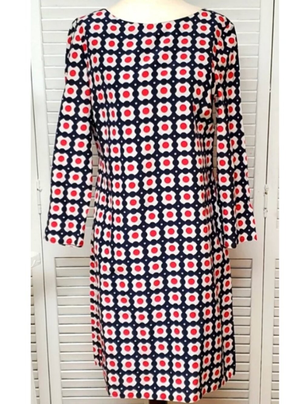 NWOT Brooks Brothers Silk Floral Dot Print Dress Size 6